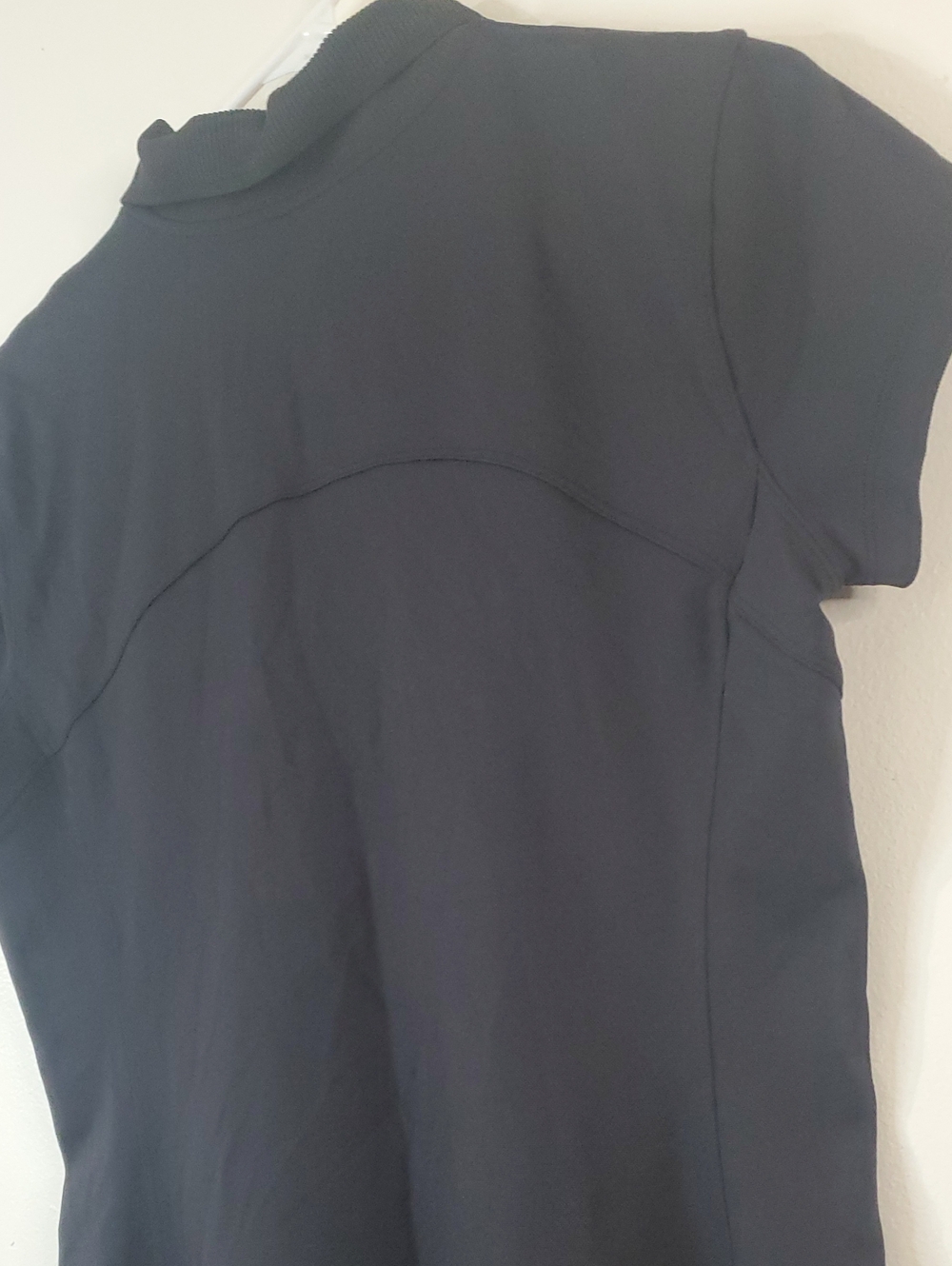 Lululemon Black Short Sleeve Polo Mini Dress Size S/M Golf Prep Sporty - Picture 6 of 13